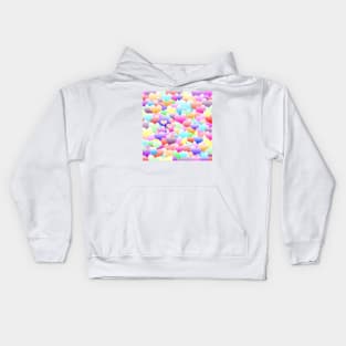 Bubble Hearts Light Kids Hoodie